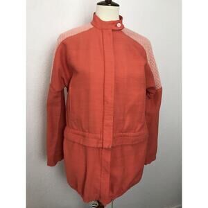 Veronica Beard Jacket 2 N 1 Lace Anorak Convertible Coat FLAW